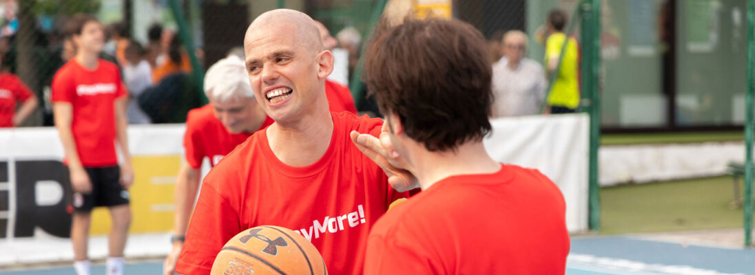 basket ragazzi felici diversità